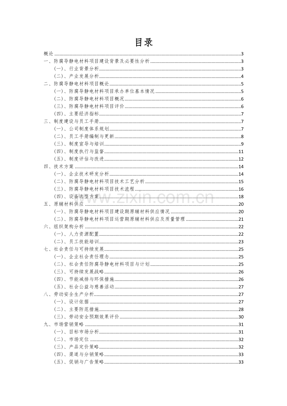 防腐导静电材料项目可行性分析报告.docx_第2页