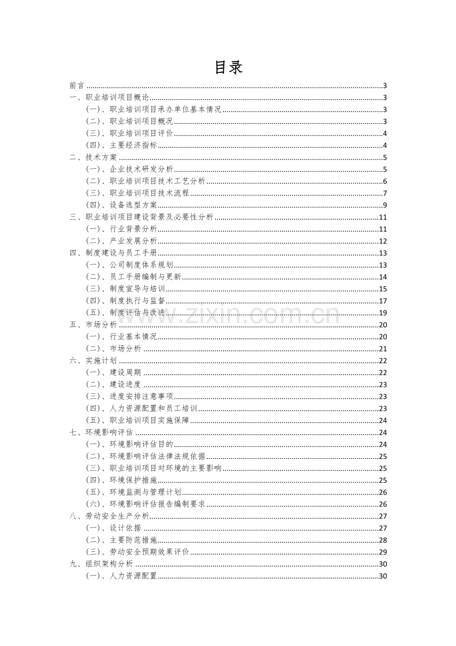 职业培训项目可行性分析报告.docx_第2页