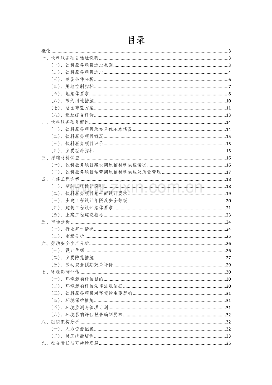 饮料服务项目可行性分析报告.docx_第2页