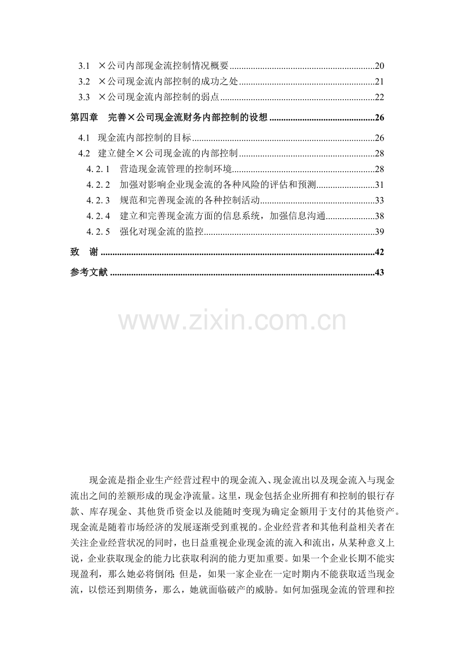 XX公司现金流的财务内部控制分析.docx_第2页