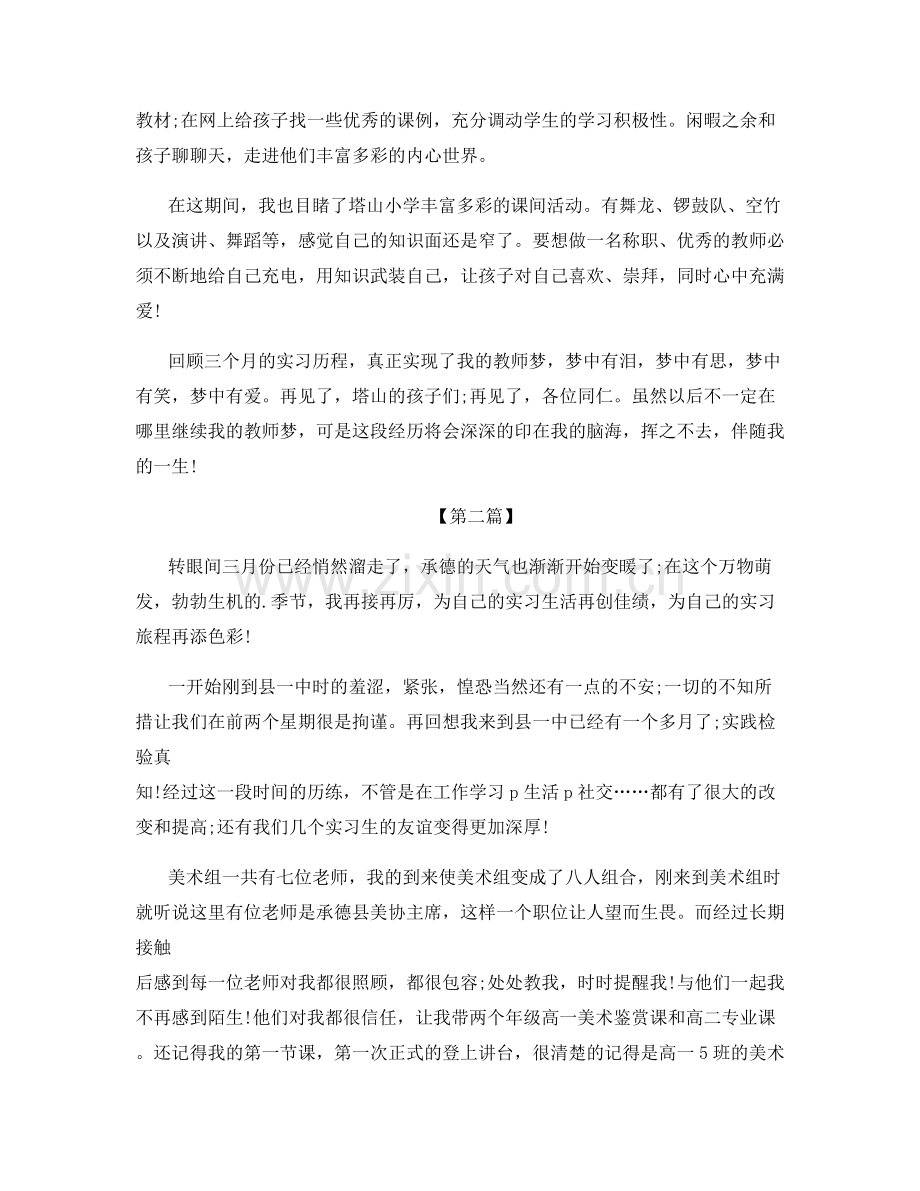 实习教师个人实习总结.docx_第2页