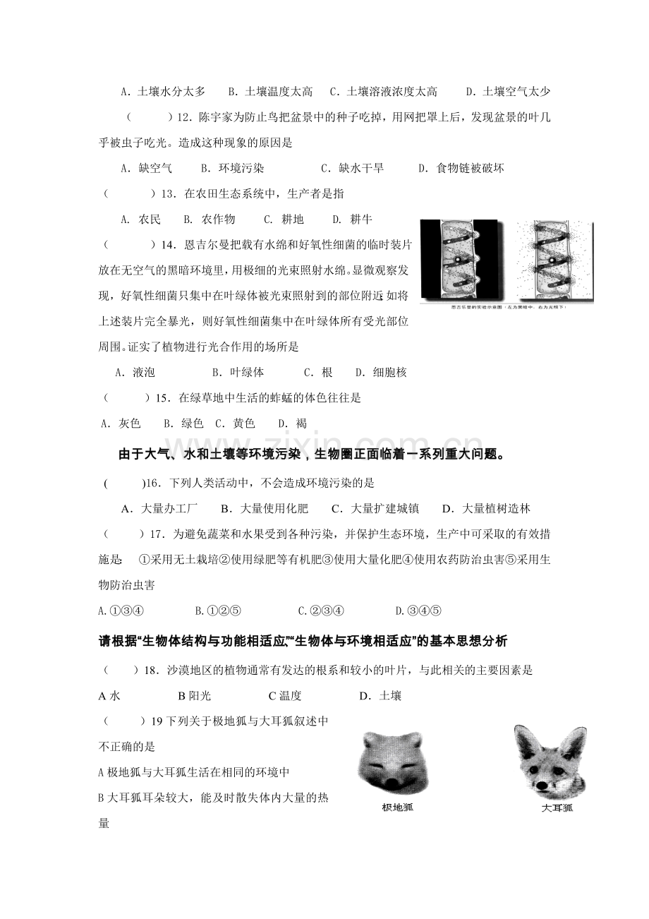 七年级生物复习一.docx_第2页