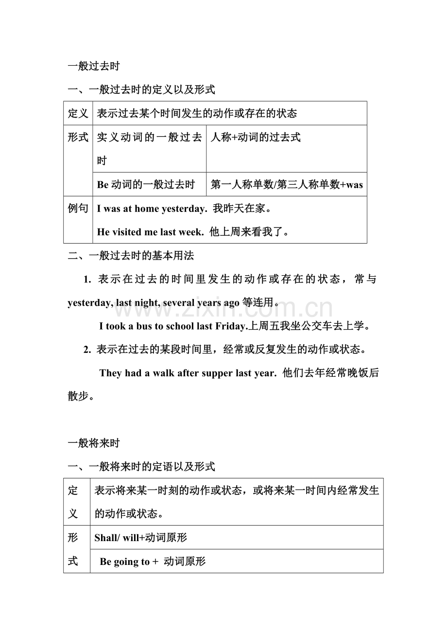 小升初四大时态总复习.doc_第2页