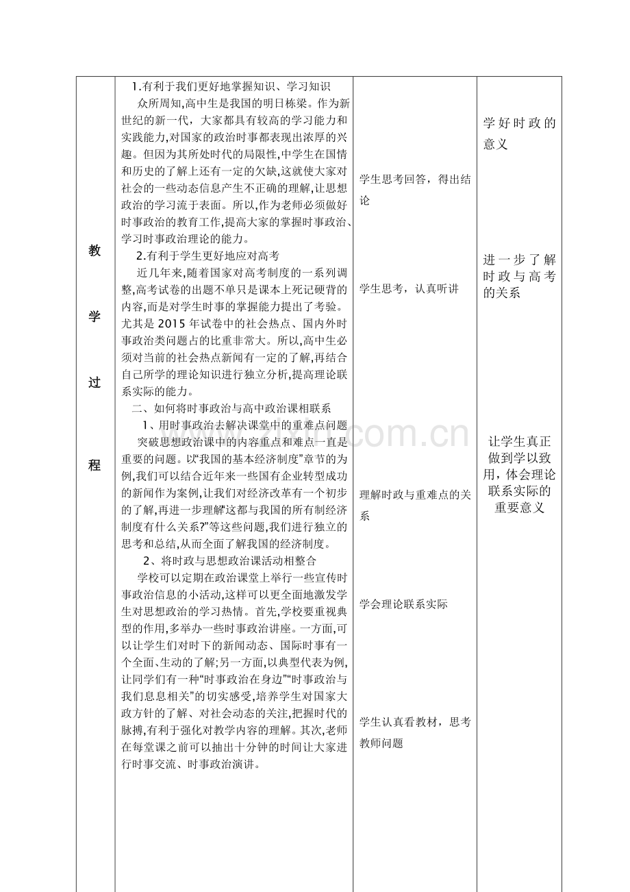 高中思想政治课中进行时事政治教育的重要性.doc_第2页