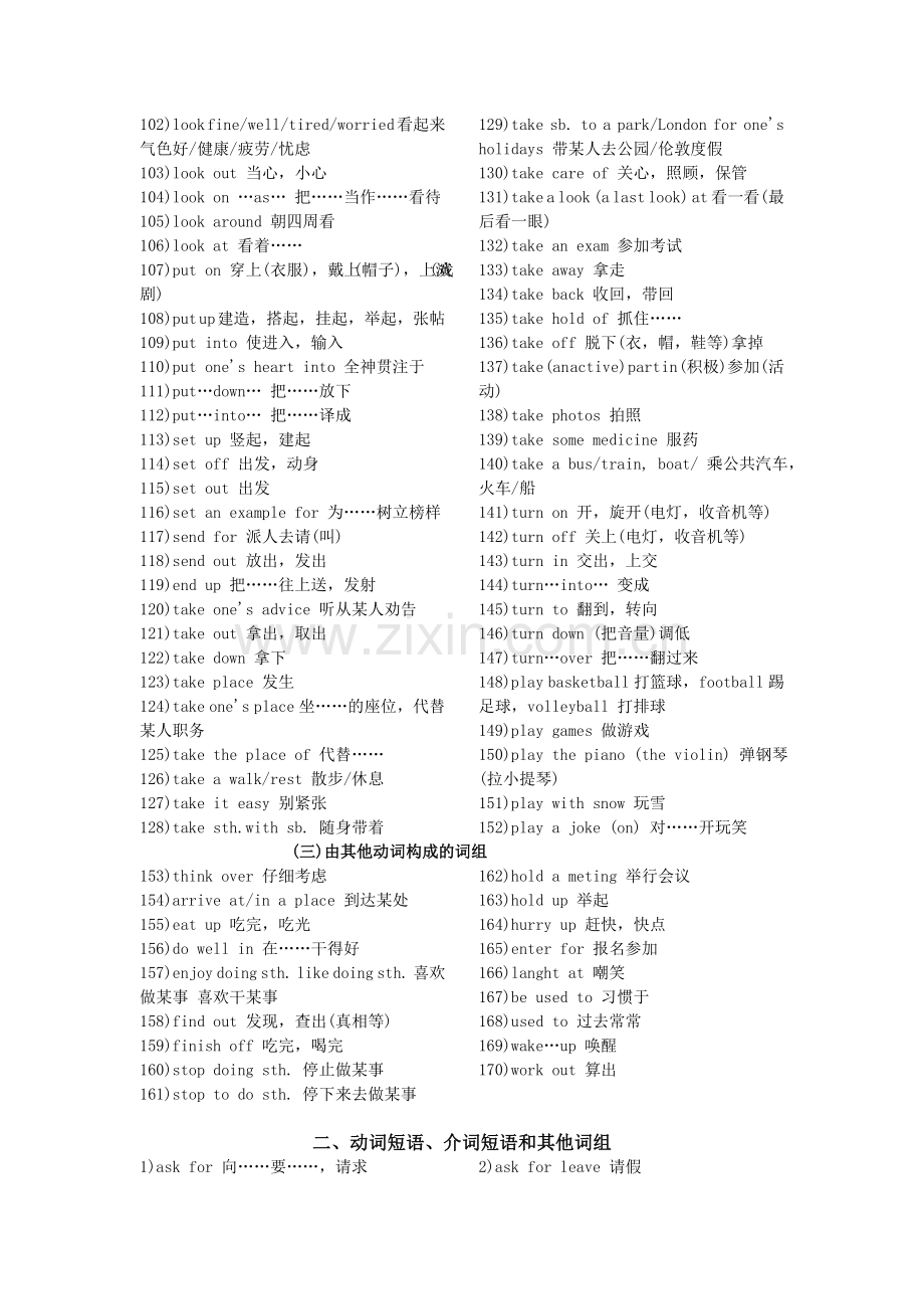 初中英语重点短语_语法_句型复习大全.doc_第3页