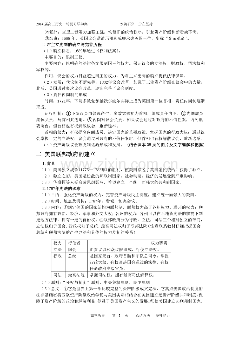 第三单元近代西方资本主义政治制度.doc_第2页