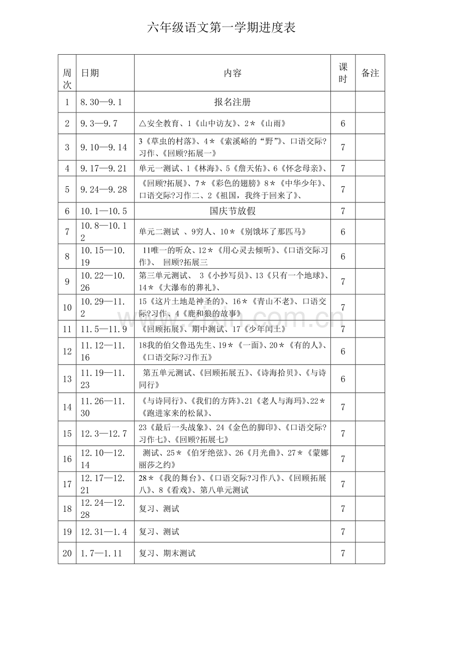 六年级语文教学工作计划.doc_第3页