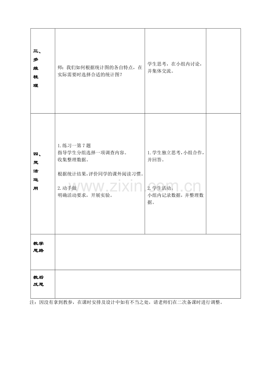 扇形统计图练习课教学设计.doc_第2页