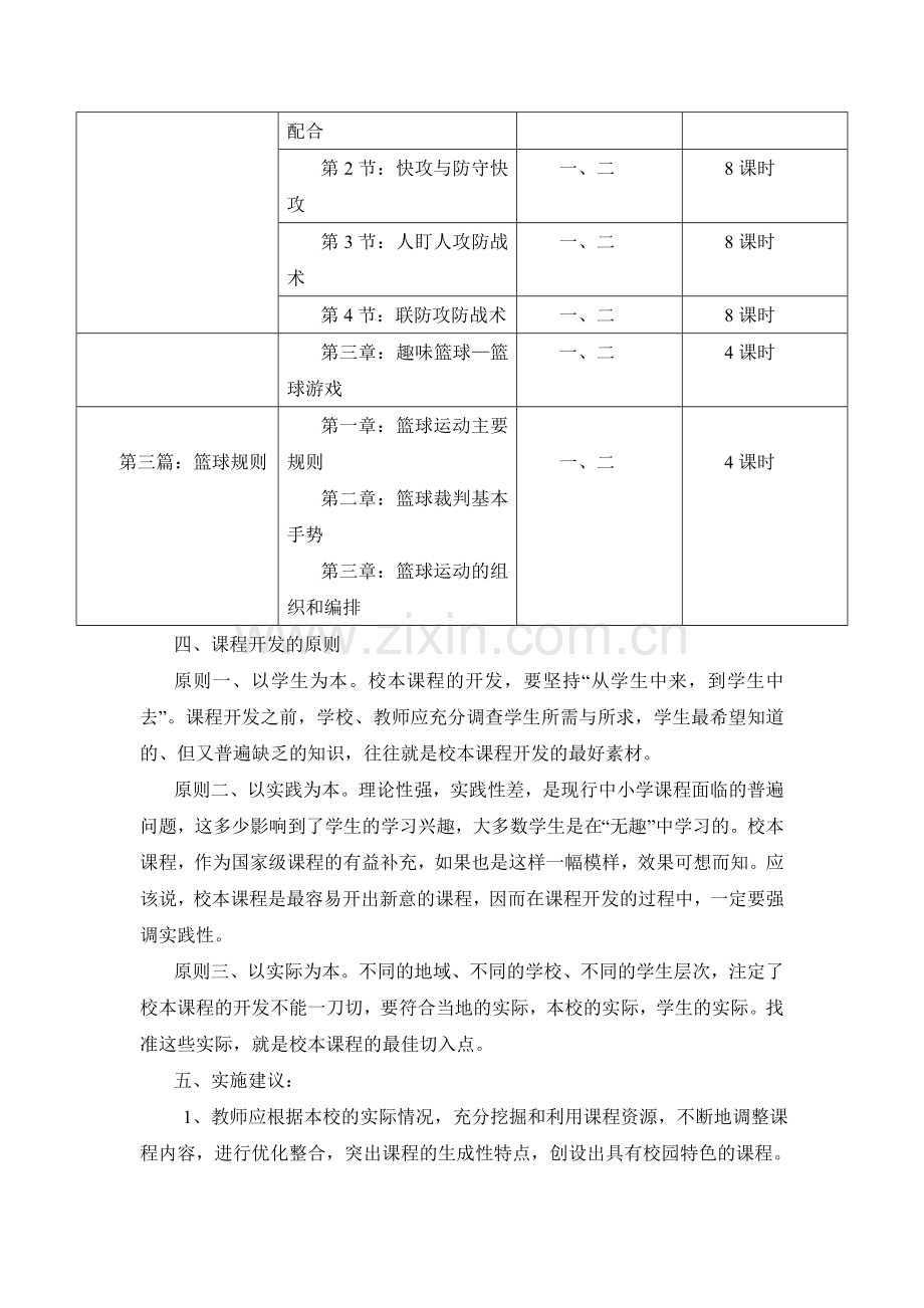 篮球模块课程教学计划.doc_第3页