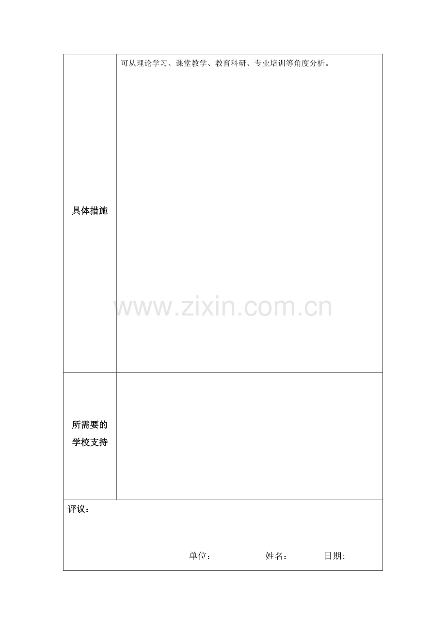 个人专业发展规划模板.docx_第2页