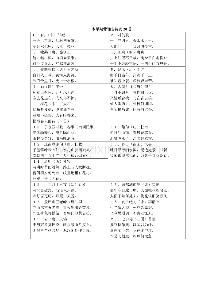 一年级上册朗读、背诵篇目.doc_第3页