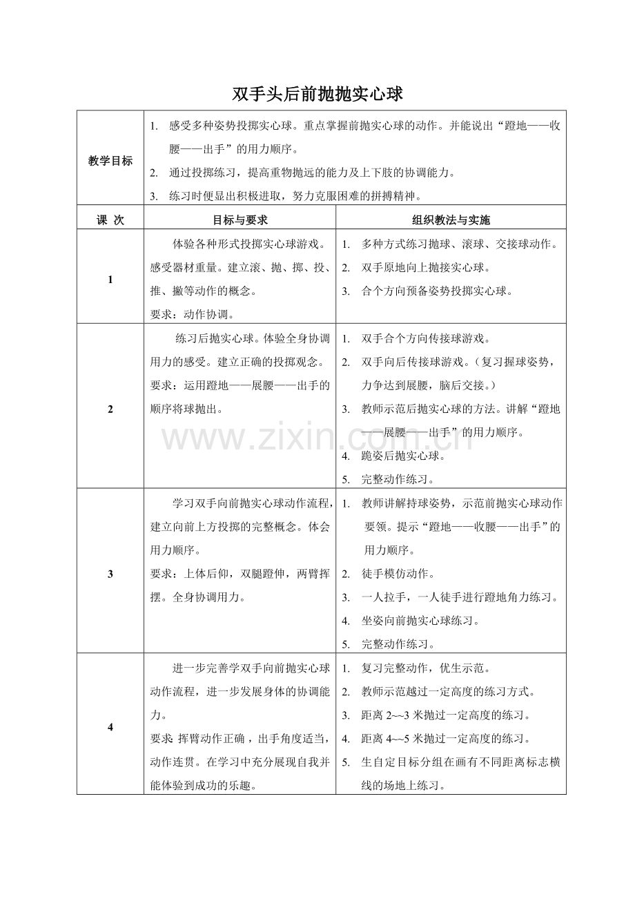 双手头后前抛实心球.doc_第1页