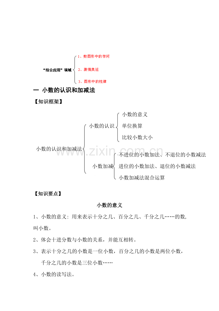 北师大版四年级数学(下册)知识点.doc_第2页