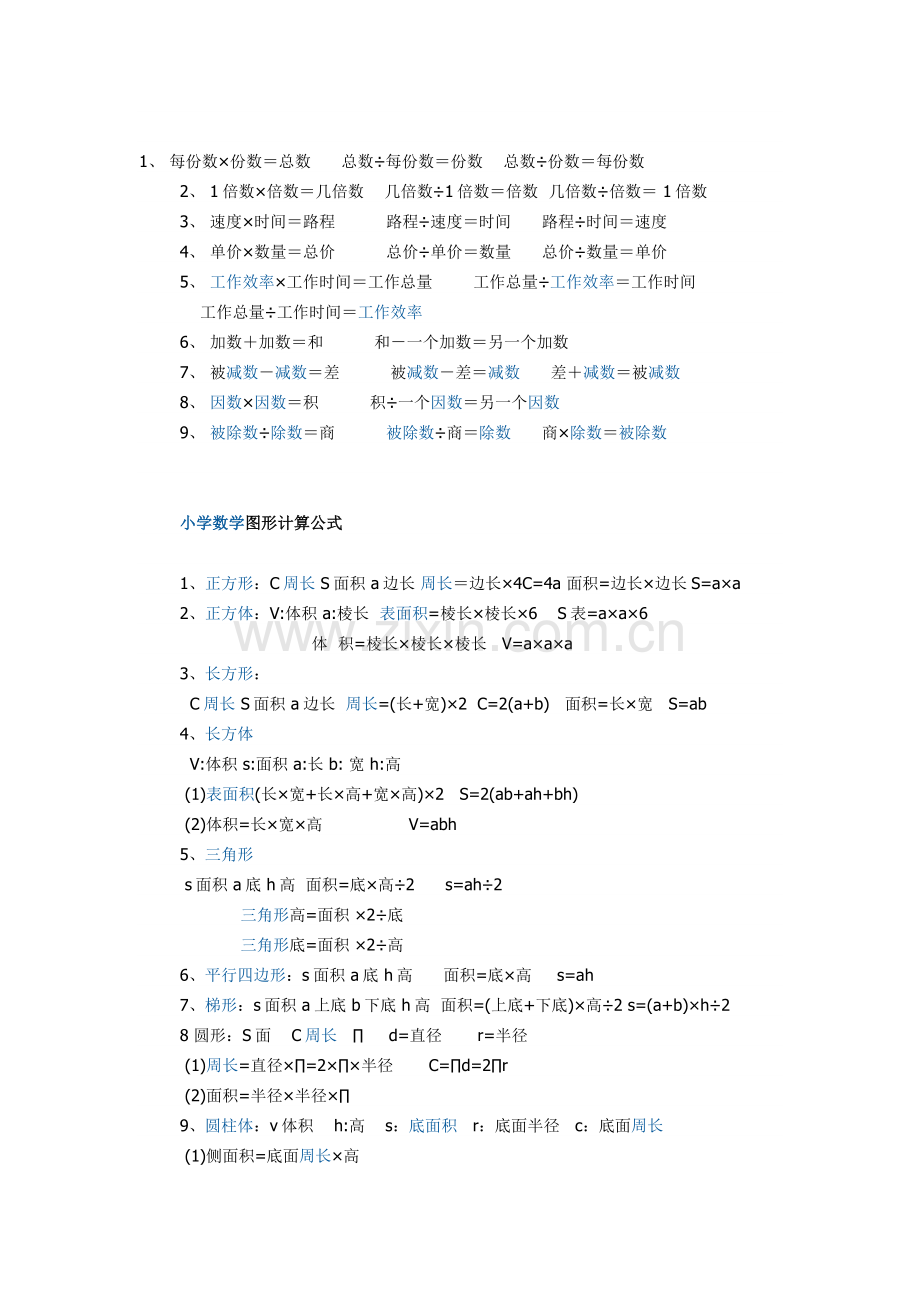 小学数学公式.docx_第1页