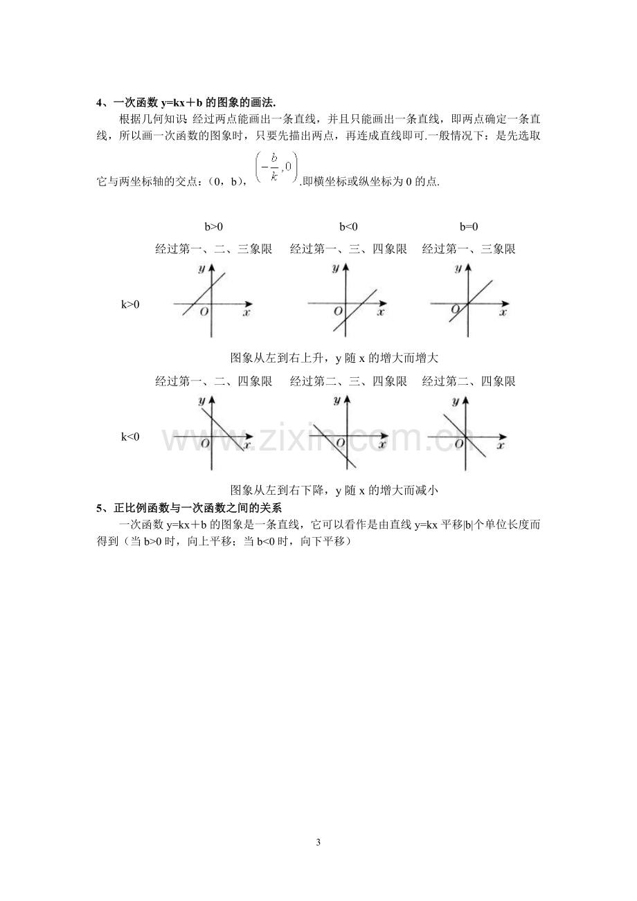 一次函数知识点总结及典型.doc_第3页