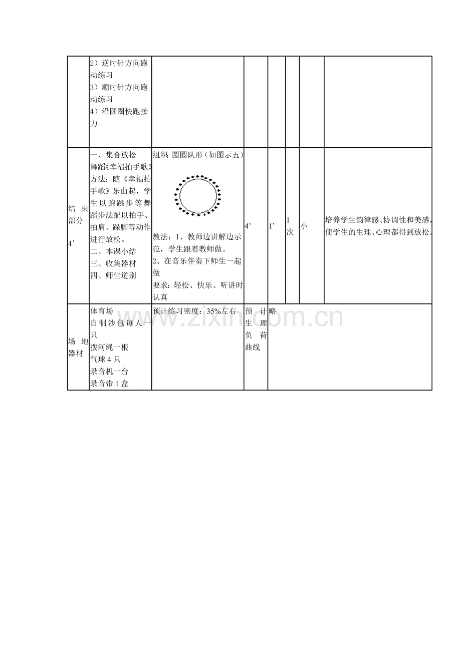 初中优秀体育课教案.doc_第3页