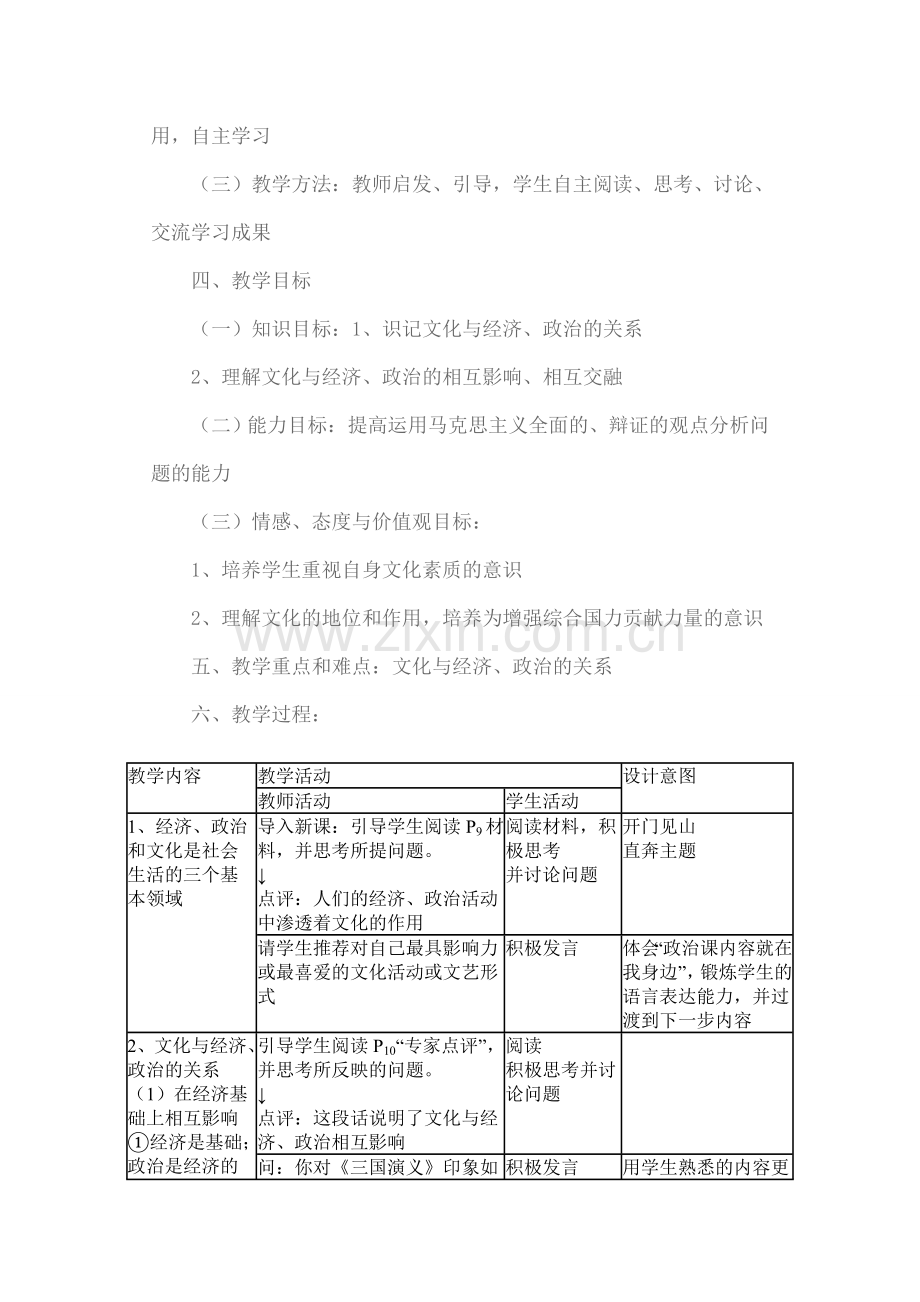 高中思想政治课教学设计.doc_第2页