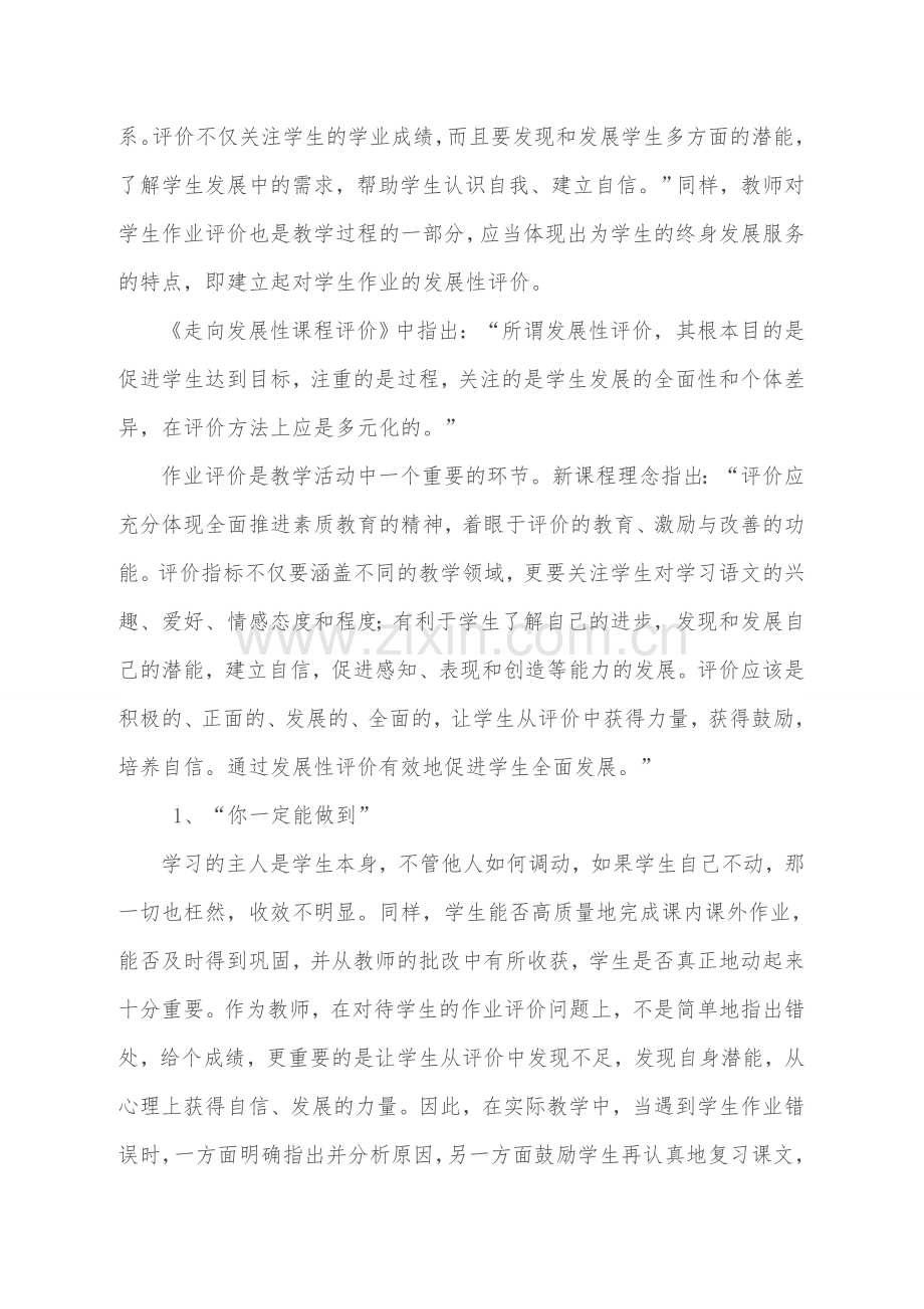 语文作业的评价.doc_第2页