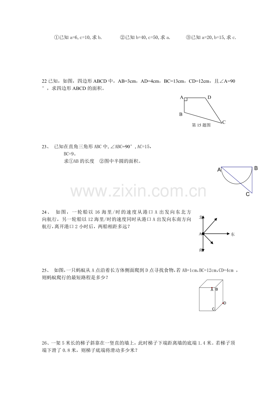 康乐学校八年级上第二周周末作业.doc_第3页