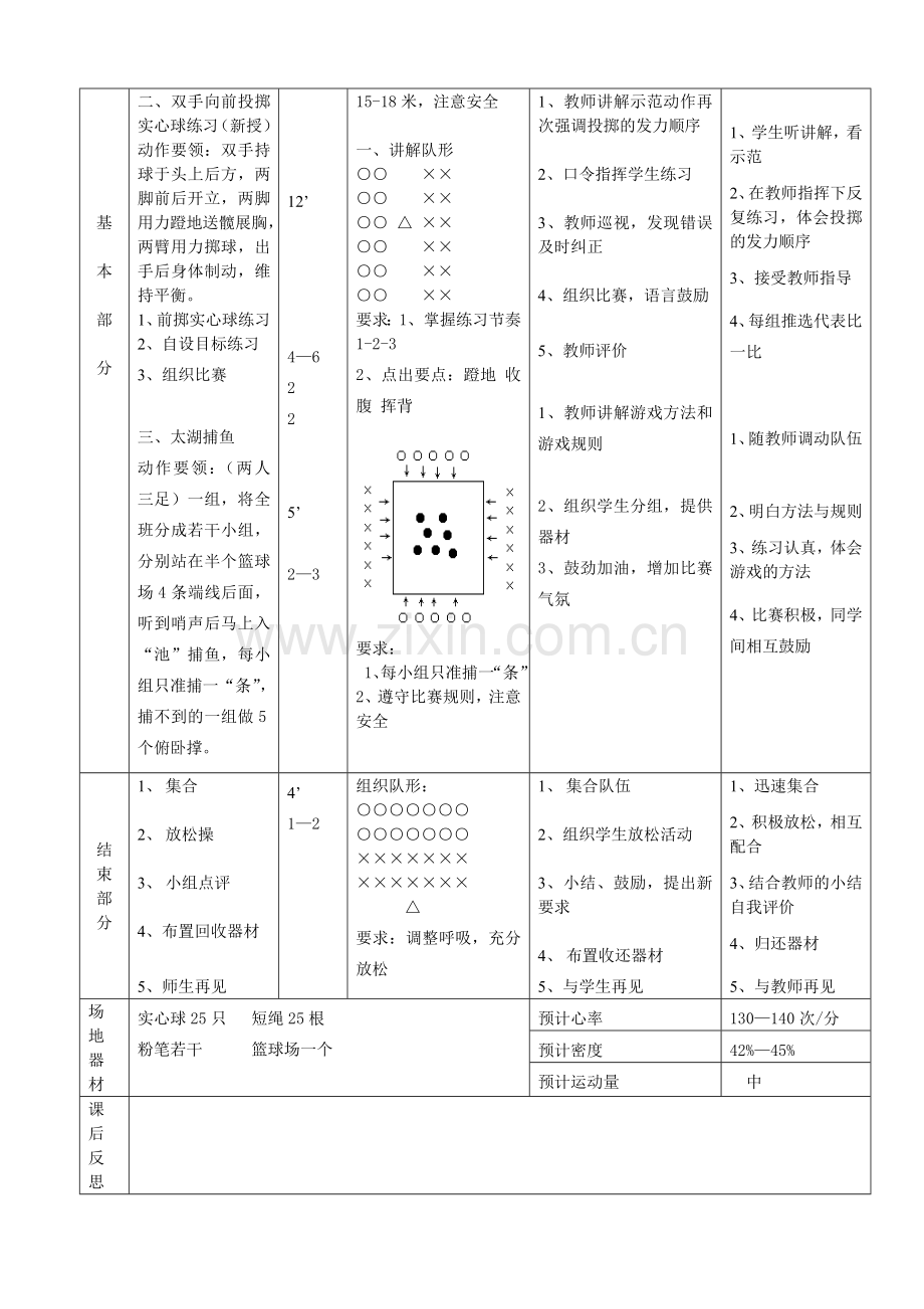 原地双手向前投掷实心球.doc_第3页