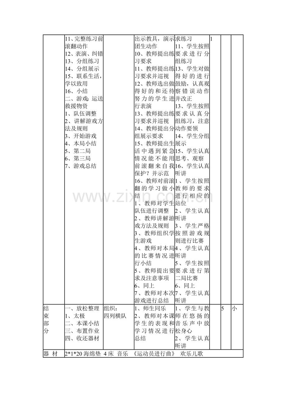 小学体育课教学设计.doc_第2页