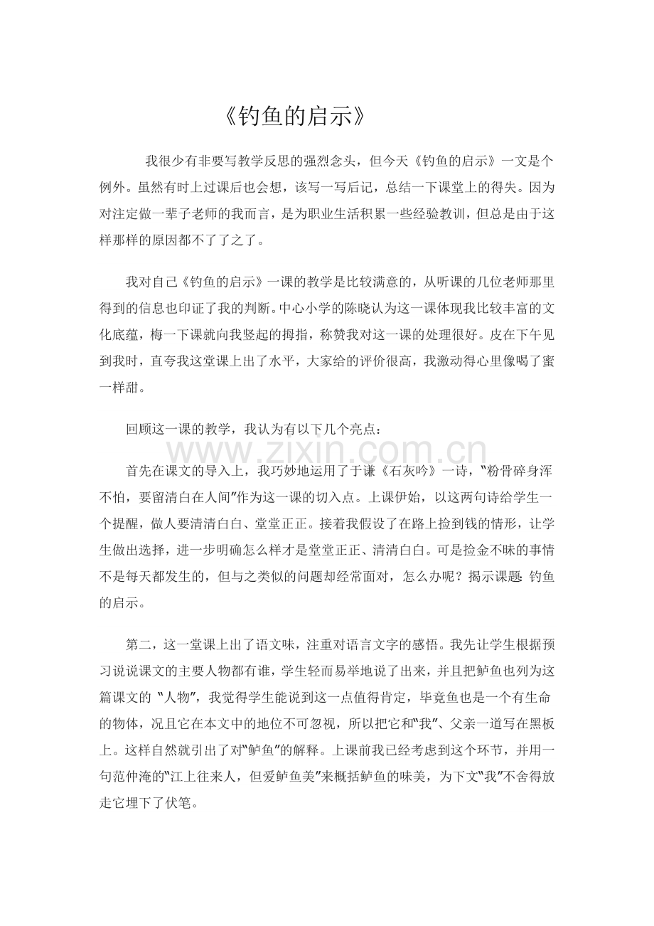 《钓鱼的启示》.docx_第1页