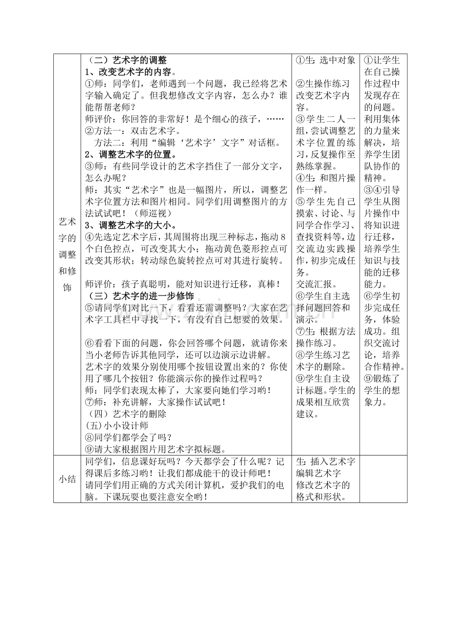 用艺术字美化标题教学设计.doc_第3页