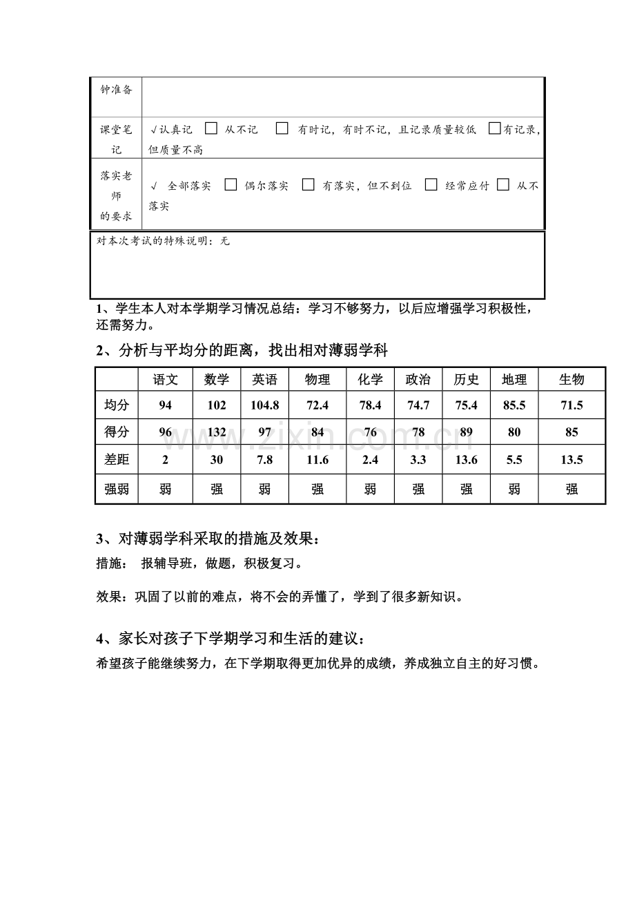 第二次月考成绩分析表.doc_第2页