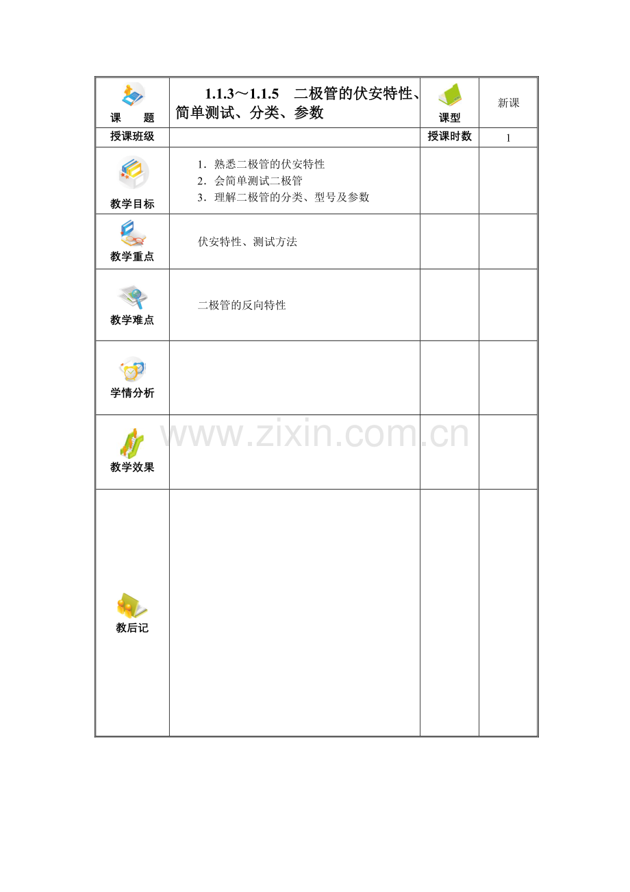 二极管伏安特性.doc_第1页