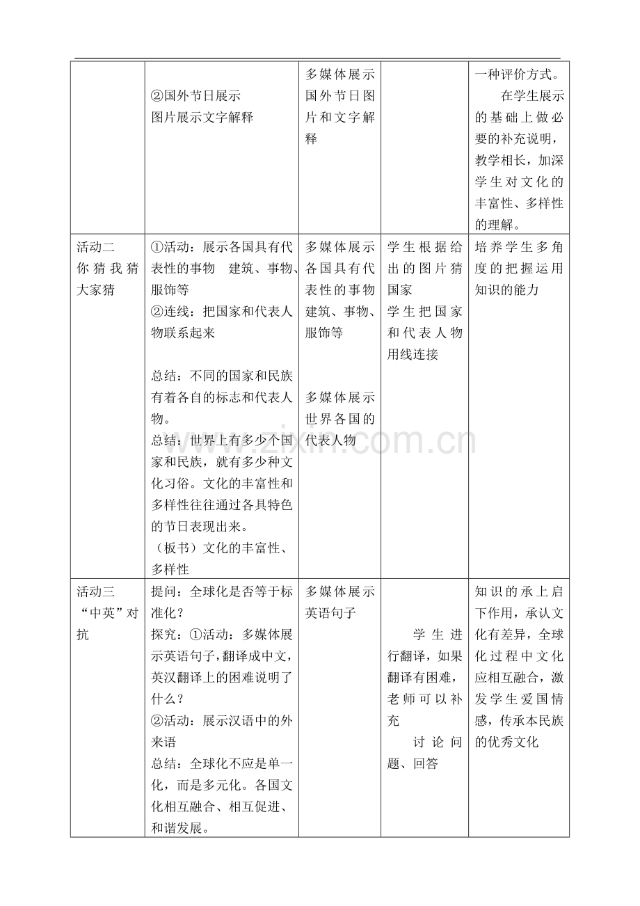 世界文化之旅教学设计.doc_第2页