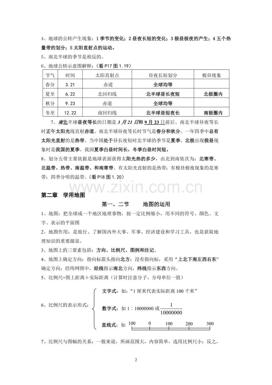 七年级地理上册复习提纲.doc_第2页