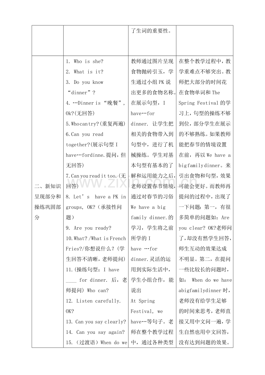 课堂观察记录与分析(小学英语).doc_第3页