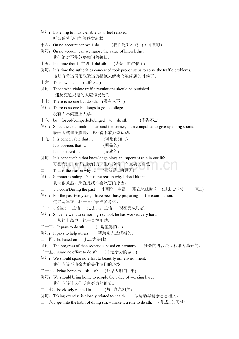 高中英语作文常用高级句型.doc_第2页