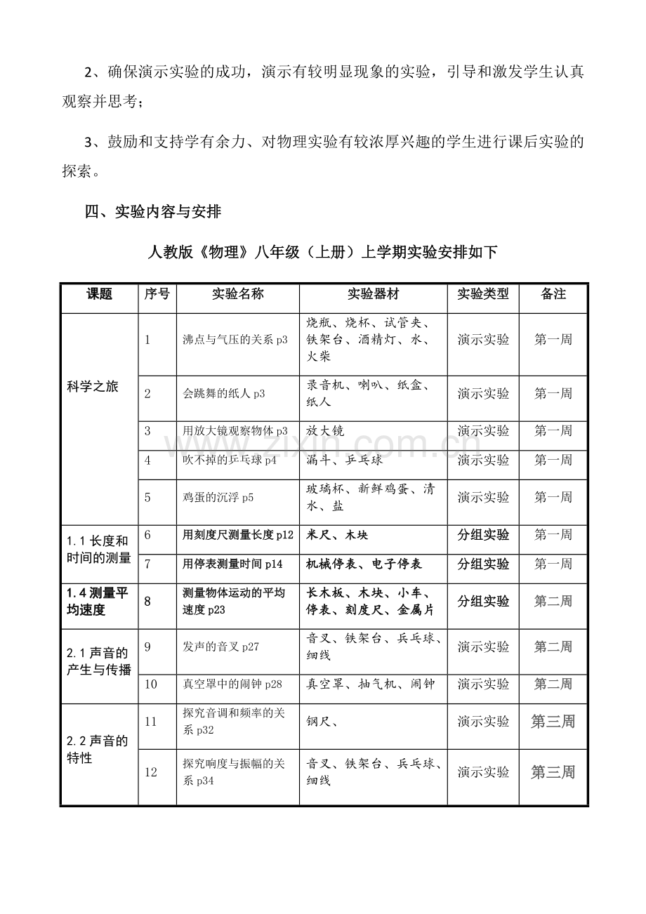 2016八九年级物理上册实验教学计划.docx_第2页