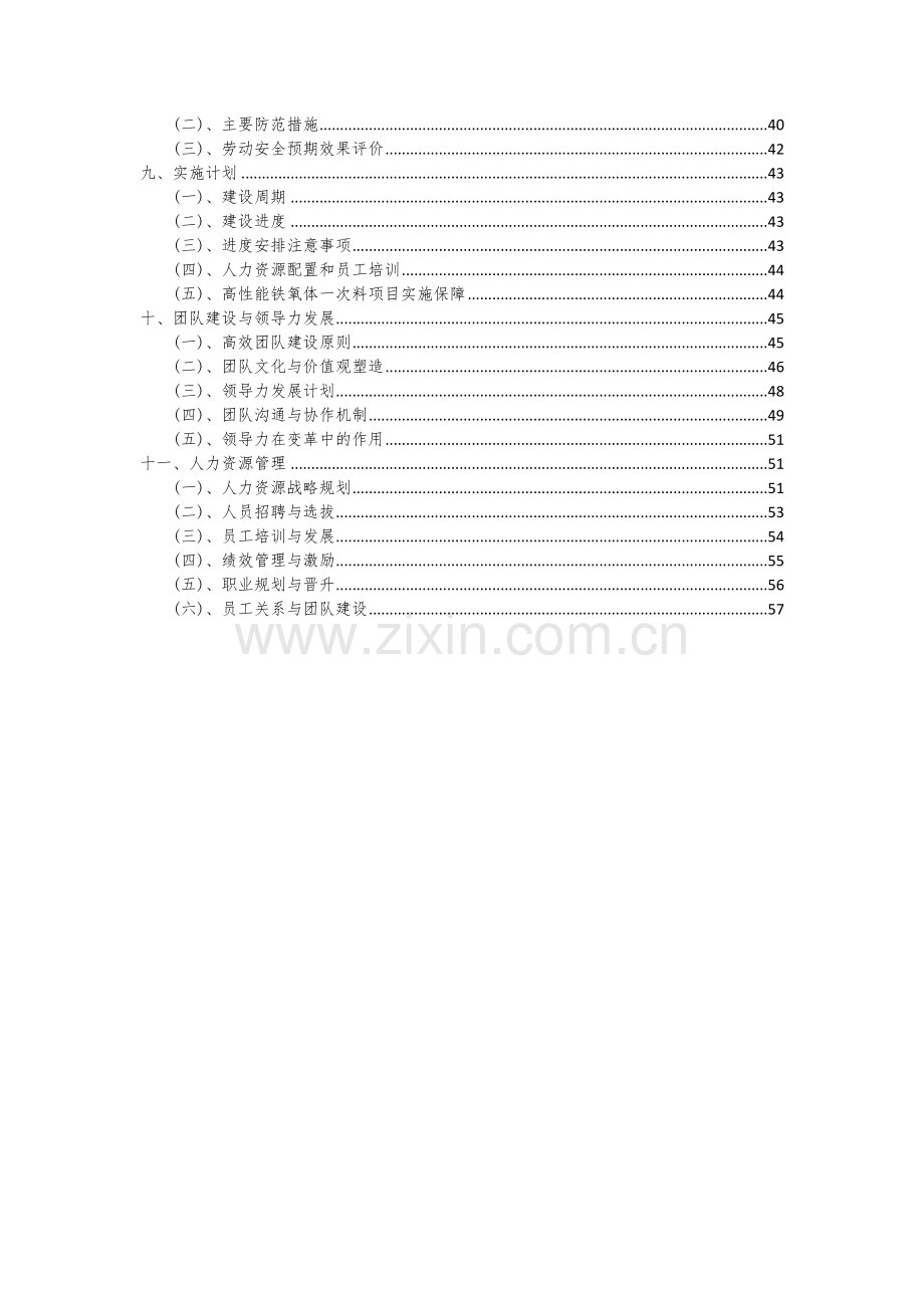 高性能铁氧体一次料项目可行性研究报告.docx_第3页