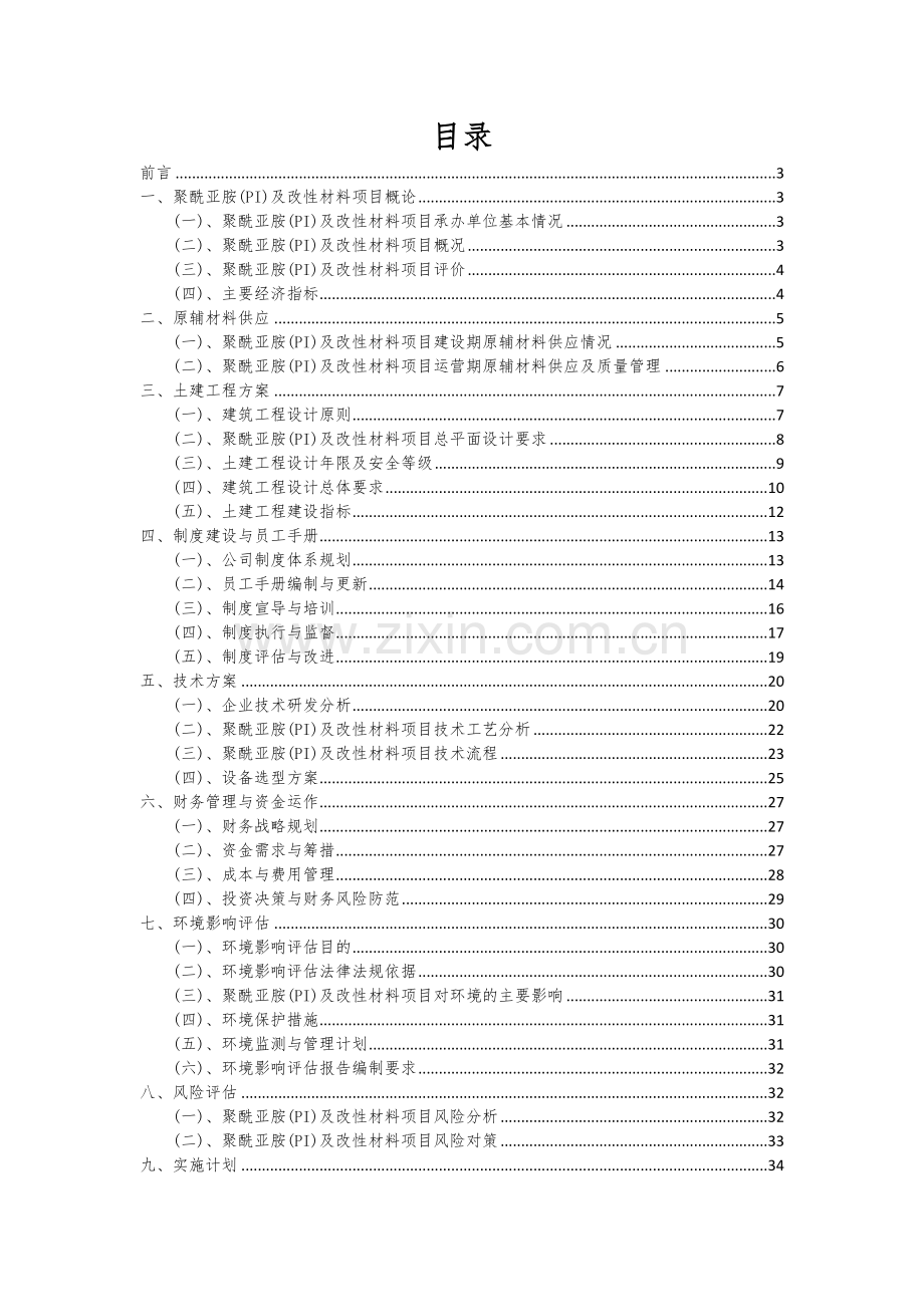 聚酰亚胺(PI)及改性材料项目可行性研究报告.docx_第2页