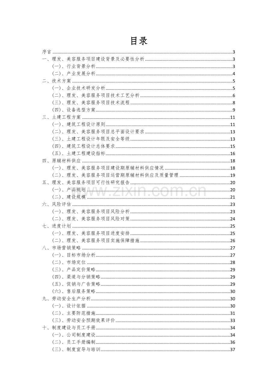 理发、美容服务项目可行性研究报告.docx_第2页