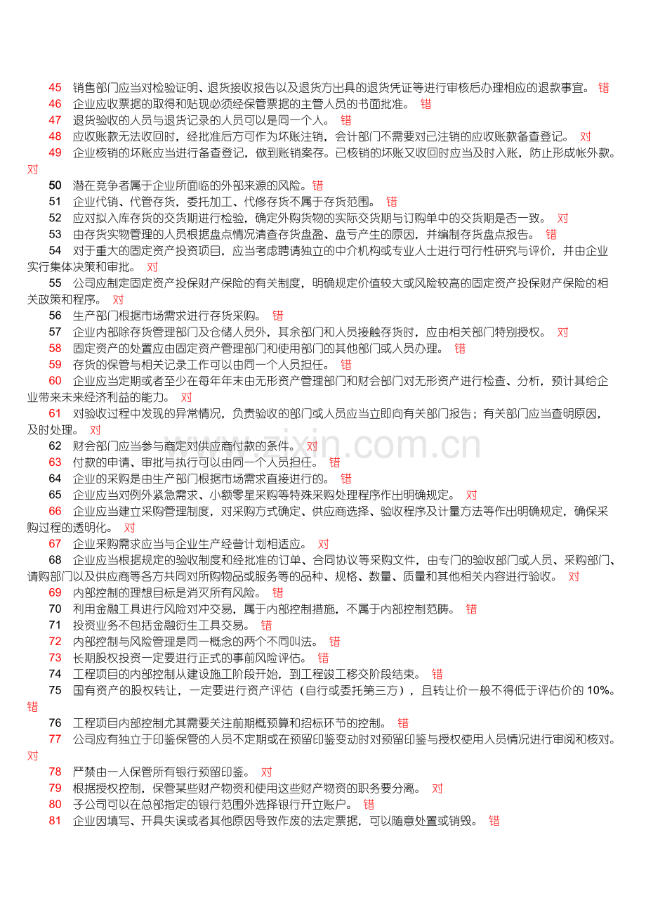 XXXX年会计继续教育网上考试试题.docx_第2页