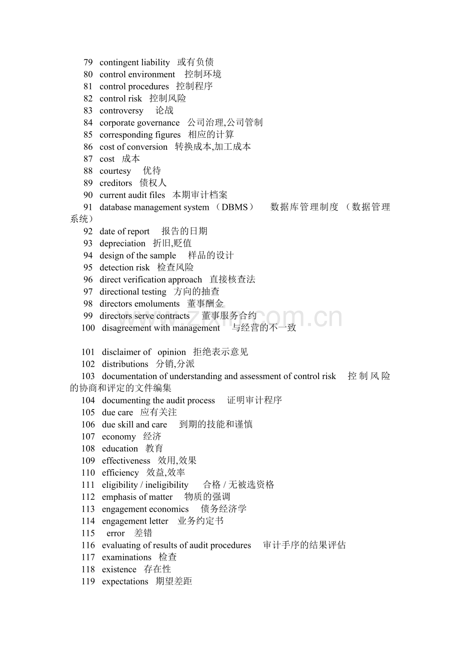 会计审计英语词汇大全.docx_第3页