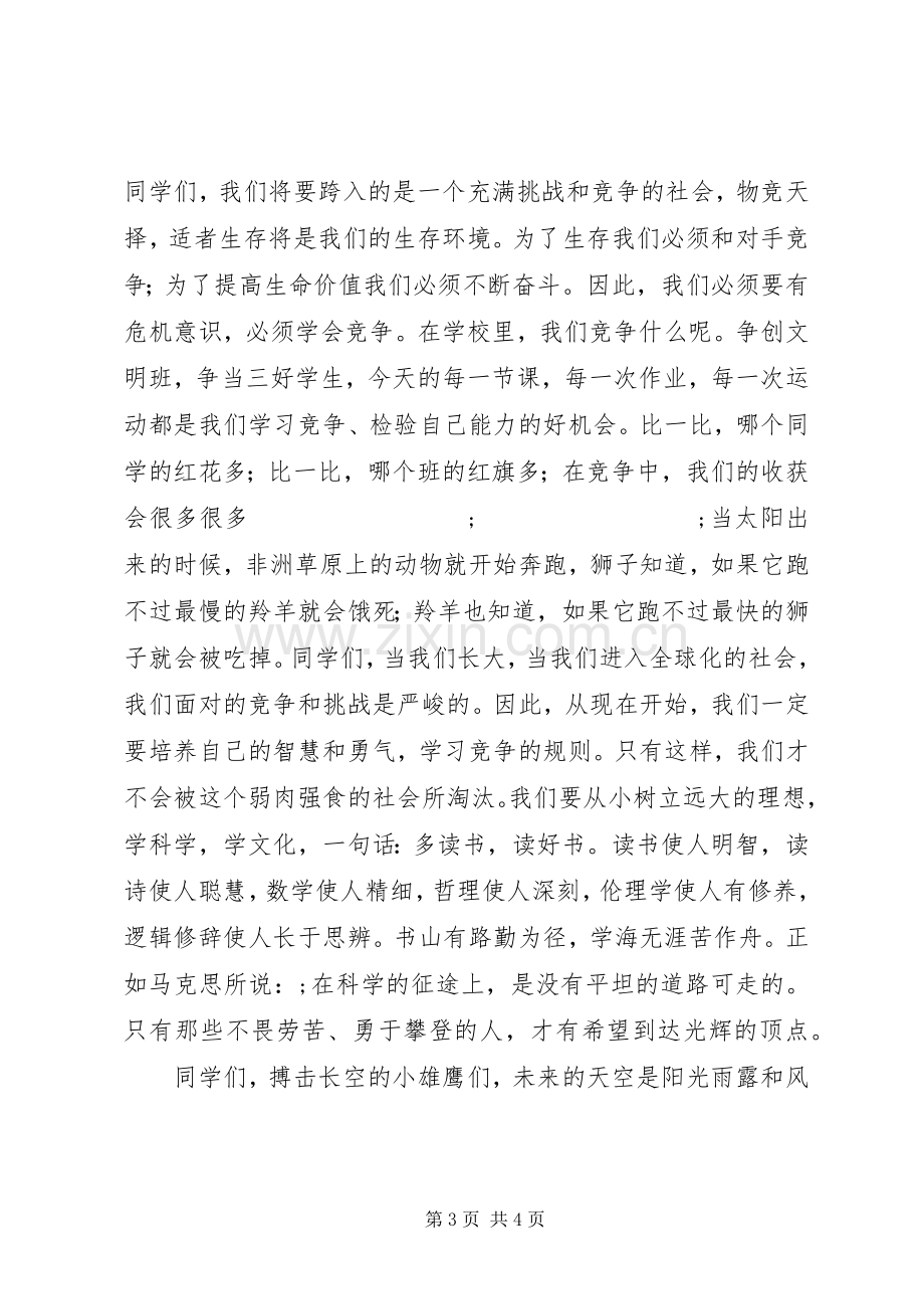 竞争演讲稿范文：竞争是一种精神.docx_第3页