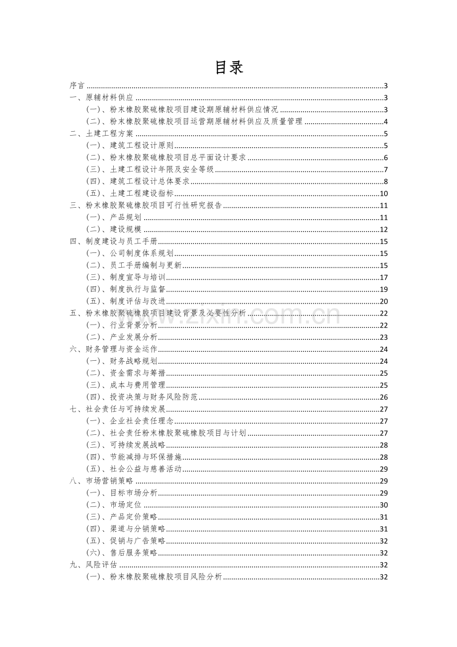 粉末橡胶聚硫橡胶项目可行性研究报告.docx_第2页