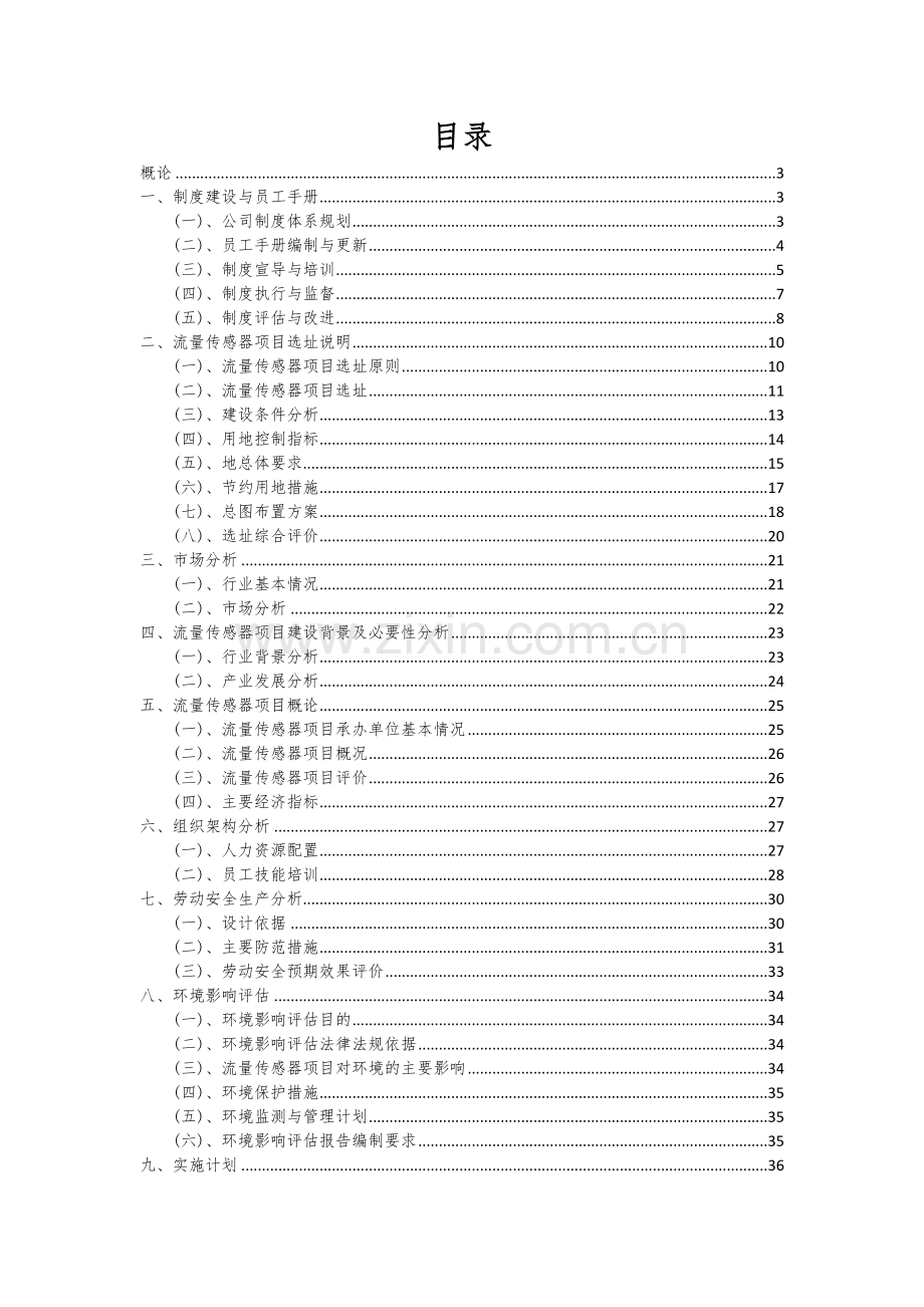 流量传感器项目可行性研究报告.docx_第2页