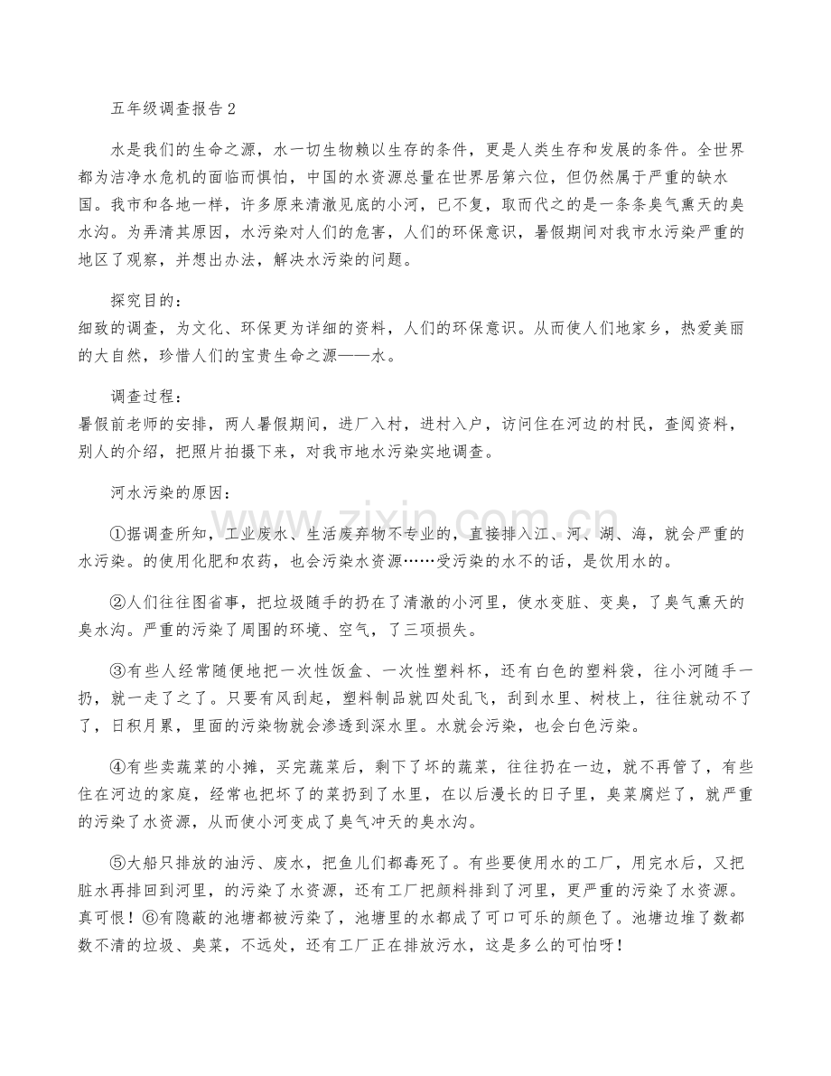 五年级调查报告(15篇).pdf_第2页