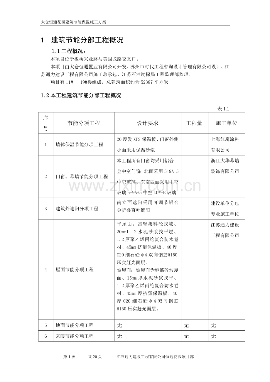 新编节能保温施工方案(恒通).doc_第1页