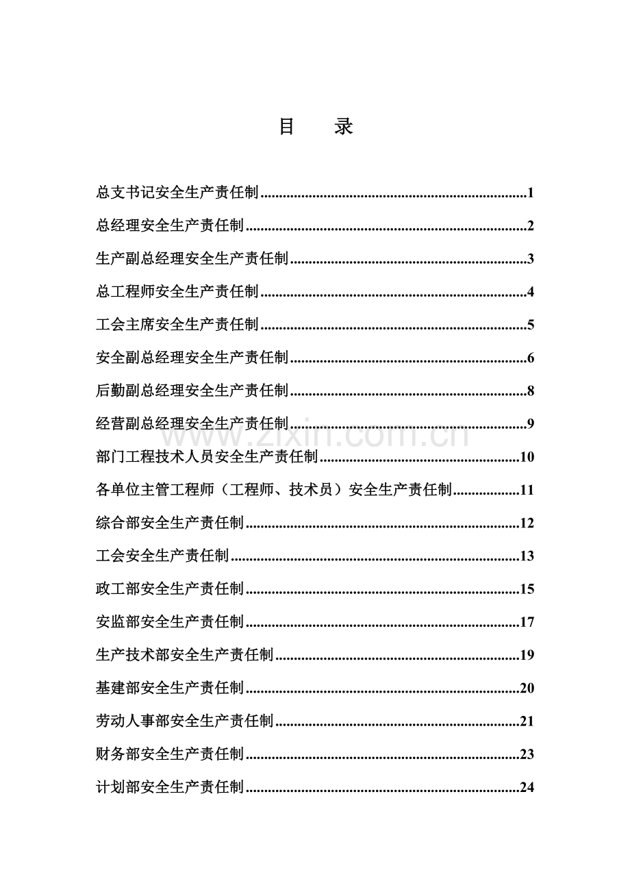 某公司安全生产责任制汇编( 65页).docx_第2页