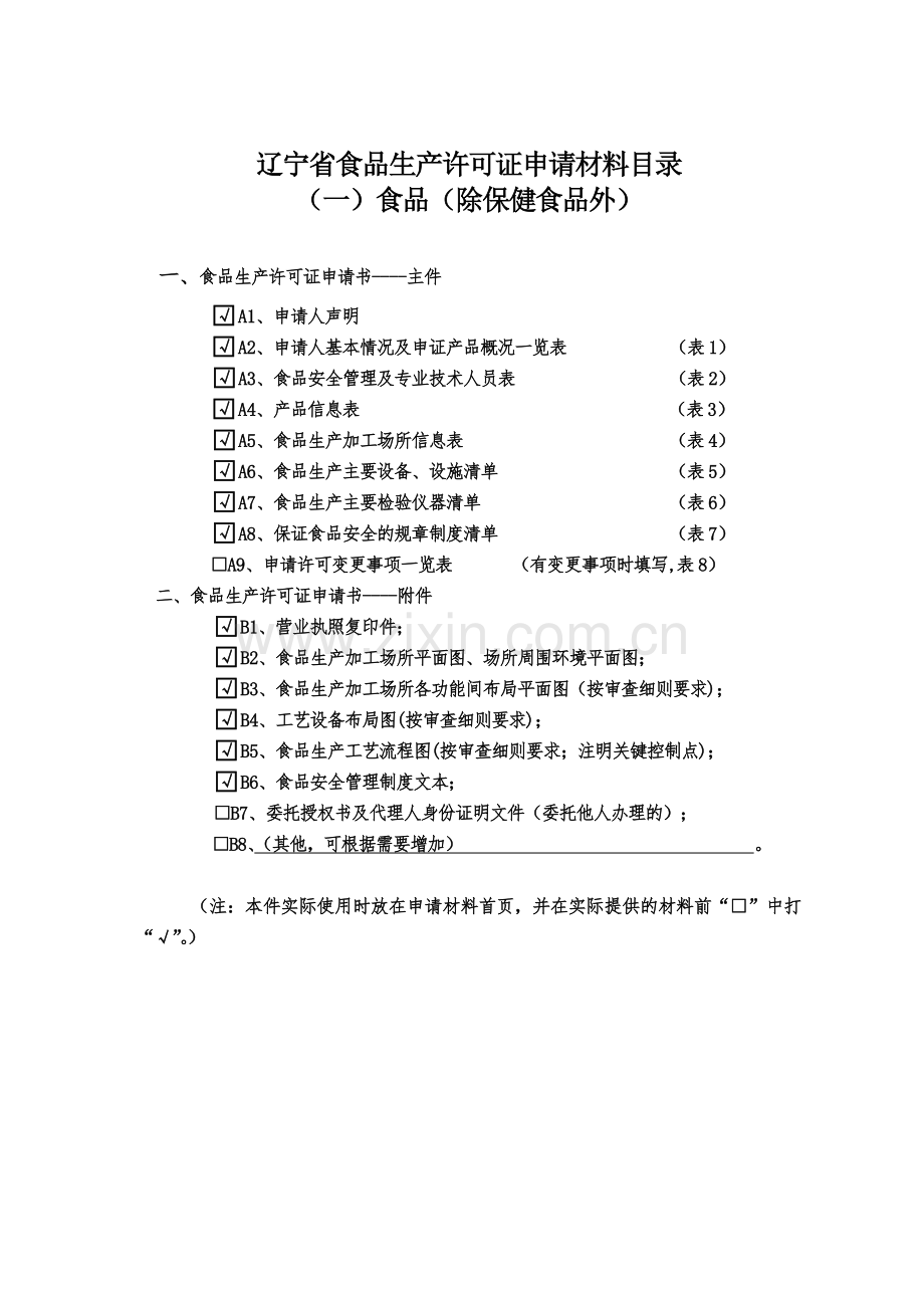 食品生产许可证申请书(试行)-.docx_第2页