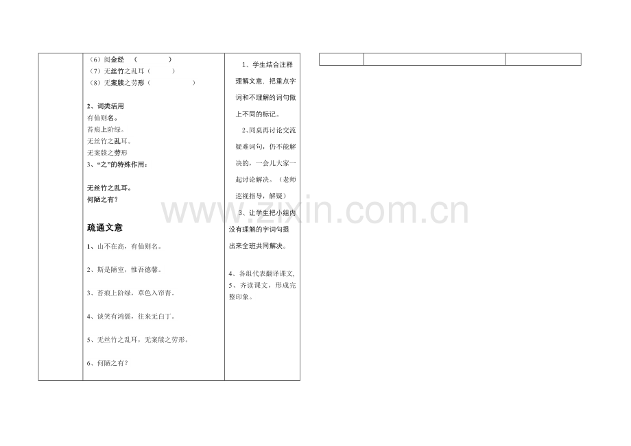 (部编)初中语文人教2011课标版七年级下册《陋室铭》第一课时.doc_第2页