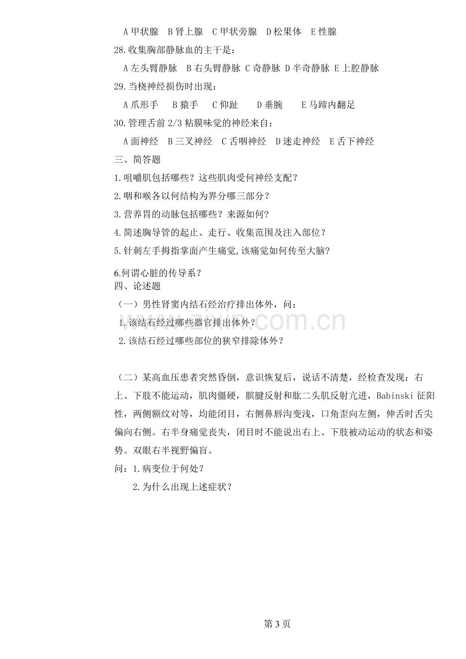 解剖复习题1.doc_第3页