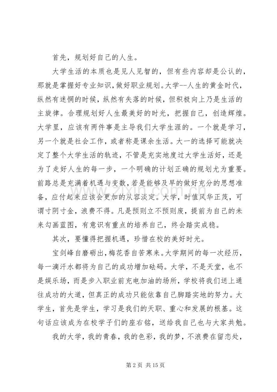 关于我的大学演讲稿范文.docx_第2页