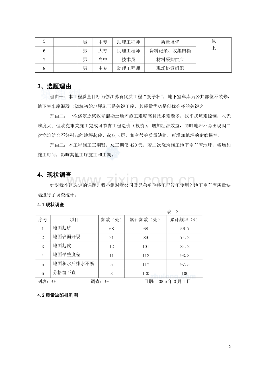 地下室车库地面原浆收光施工质量控制_secret.doc_第2页